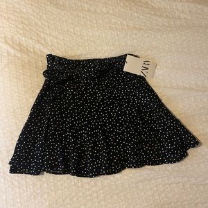 ZARA pokadot mini skirt